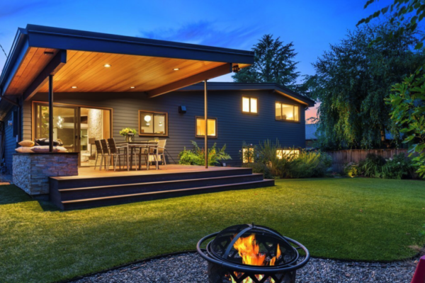 Mid Century back patio